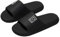 Soft EVA Sliders Cloud Slippers for Men with Cute Bear Non-Slip Lightweight Indoor Shower Bathroom Pool Beach Sandal (black,10)