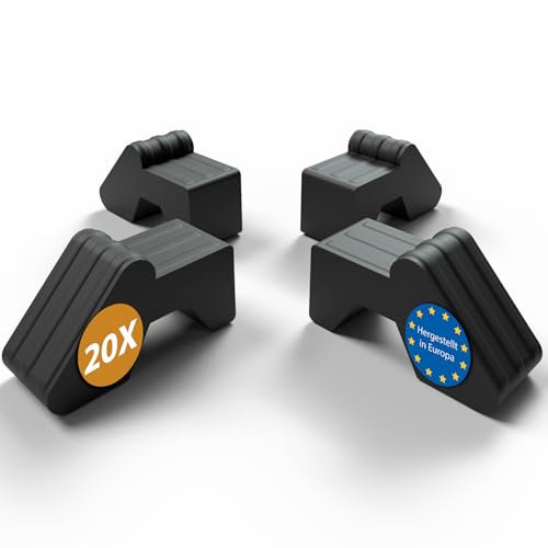 BigDean Füßchen 8X Untersetzer Spezial Anthrazit Blumentöpfe Füßchen ersetzt Untersetzer