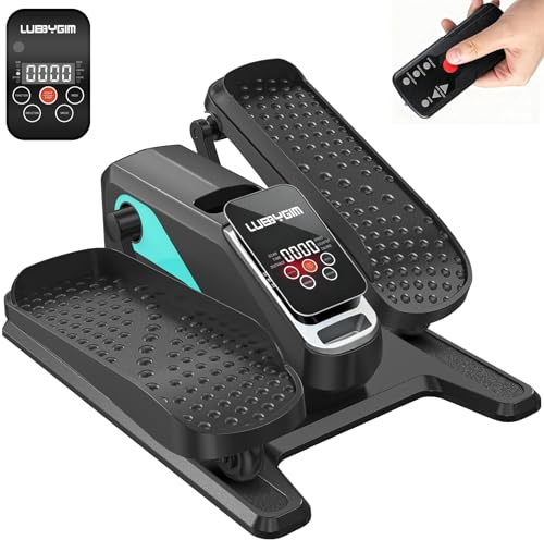 Ellipsentrainer unter dem Schreibtisch, leise, motorisierter Beintrainer mit intelligenter Fernbedienung, 12 Geschwindigkeiten, manuelle Programme, Auto/3 Auto-Programme, LCD-Display und