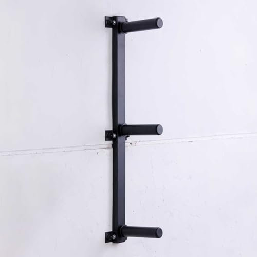Yiustldd Wall Mounted Weight Plate Holder, Heavy Duty Steel Weight Storage Rack for 1Inch And 2-Inch Weight Plates, Home Gym Organizer
