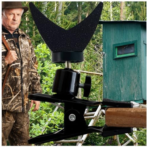 TronicXL Gewehrauflage Hochsitz Jagd Waffenauflage Gewehrauflage Schießstand Schießauflage Klemmstativ Klemme Stativ Gewehrstativ