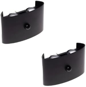 Pack 2 Veilleuses Murales LED Aluminium à Détecteur de Mouvement – Lampe Prise Automatique 3000K Blanc Chaud, Capteur Crépusculaire, Éclairage Nuit Couloir Escalier Chambre Salle de Bain (2)