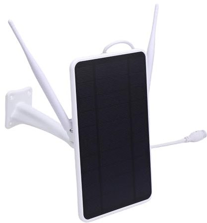 YUEHISY 6W Solar Powered 4G LTE Modem Router, IP66 Water Proof Outdoor Wireless Router with 12000mAh Battery, for Security Cameras Smartphones Tablets (US Version)