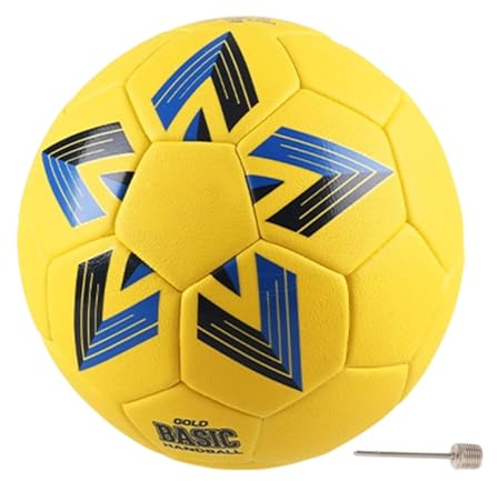 Team-Handball-Ball, langlebiges Trainings-Handball-Übungsgerät, federnder Griff für drinnen und draußen, Schule, Fitnessstudio, Sport, für Kinder, Mädchen, Jugendliche, Erwachsene, Anfänger