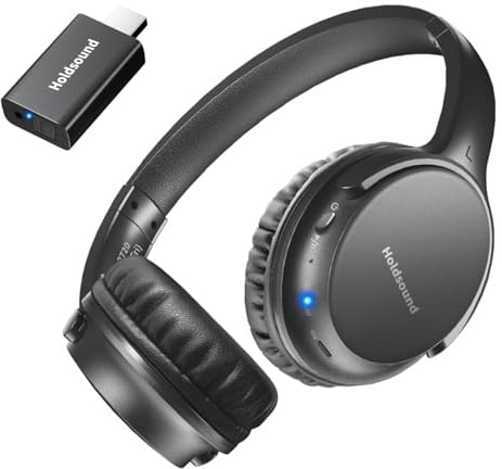 Holdsound Funkkopfhörer Kabellos für TV mit USB-Sender, Plug-and-Play