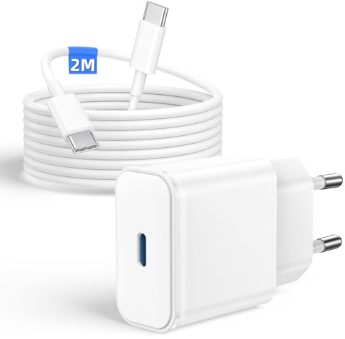 30W USB C Ladegerät Ladekabel für iPad Pro 13/12.9/11, Air 5/4, Mini 6th, iPad 10/11/A16 Gen, iPad Pro Schnellladegerät mit 2M USB C Ladekabel Schnellladekabel, Netzteil Stecker Charger Adapter