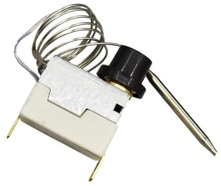 Termostato para freidoras eléctricas con control de temperatura preciso de 240 ℃, Protector de límite de temperatura, freidoras eléctricas duraderas