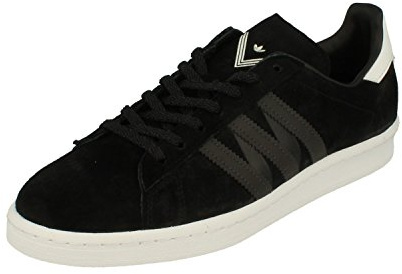 adidas Originals White Mountaineering WM Campus 80s Mens Trainers Sneakers (UK 6 US 6.5 EU 39 1/3, Black White BA7516)