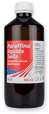 Sella Paraffina Liquida Olio di Vaselina Lassativo, Multicolore, 500 Millilitri