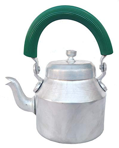 Rastogi Handicrafts Serving Tea,Coffee Pot Tea Kettle Indian Style (Aluminium 1500 ml Pot)