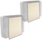 Navaris Set de 2X rascadores para Gatos - Protector de sofá contra arañazos de Gato y Perro - Rascador afilador de uñas de sisal en Gris Claro