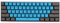 PBT Keycaps - 61 Keys Two-Color Backlight for Mechanical Keyboards: Ducky / GH60 / RK61 / ALT61 / Annie / Poker (Keycaps Only)