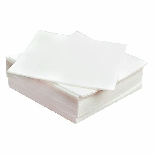 3 Ace Crafts 25 Sheets A4 White Safeprint Foam Sheets 3mm, Polystyrene Sheets for Art and Craft Activities, Lino Block Printing Tiles, Easily Cut with a Craft Knife and Scissors, Lightweight & Sturdy
