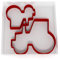 Tractor Set of 2 Value Cookie/Fondant Cutters Pair 5CM + 8CM