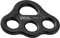 PETZL Unisex-Adult paw Rigging Plate Zubehör Für Klettern, Black, S
