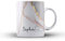 iCaseDesigner Personalised Watercolour Marble Name with Heart Ceramic Mug - 14. Grey Vein