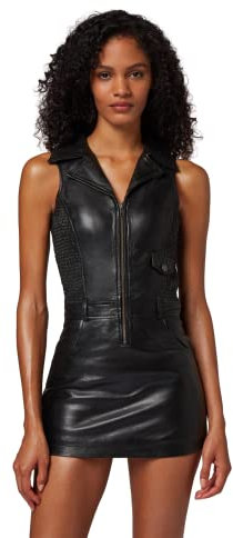 RICANO Burleque -Damen Lederkleid (Slim Fit) – echtes (Premium) Lamm Leder