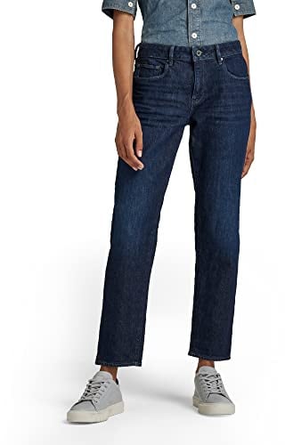 G-Star Femme Jean Kate Boyfriend, Bleu (worn in deep marine D15264-B767-C602), 27W / 32L