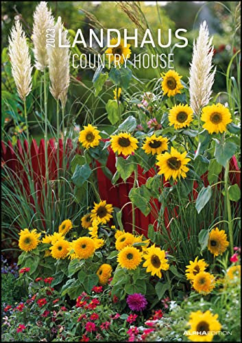 Landhaus 2023 - Bildkalender A3 (29,7x42 cm) - Country House - mit Feiertagen (DE/AT/CH) und Platz für Notizen - Wandplaner - Wandkalender: Country House