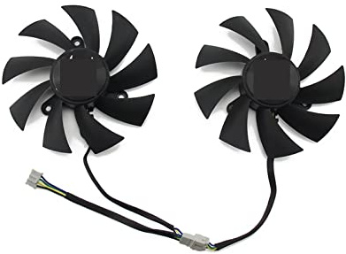 yaoqijie 8 7mm GA92A2H 0.35A GTX 1660 1660 TI Grafikventilator Kompatibel mit Zotac GeForce RTX 2060 2070 Super Mini Grafikkarte Kühlventilator Last (Blade Color : Blue)