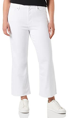 s.Oliver Women's 2131812 Jeans, Flared Leg, weiß 01Z8, 36