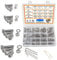 huruirui M2 M3 M4 M5 Schrauben und Muttern Set Unterlegscheiben Sortierter Satz 304 Edelstahl 945pcs Zylinderkopfschrauben Gewinde Maschine Schrauben Hex Bolzen Reparatur Werkzeuge