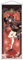 Sonsoke Anime Figur Wandkunst Poster Wandbehang Scrollen Poster Leinwand Kunst Wandrahmen Schlafzimmer Dekor 70 x 25 cm (Hu Tao)