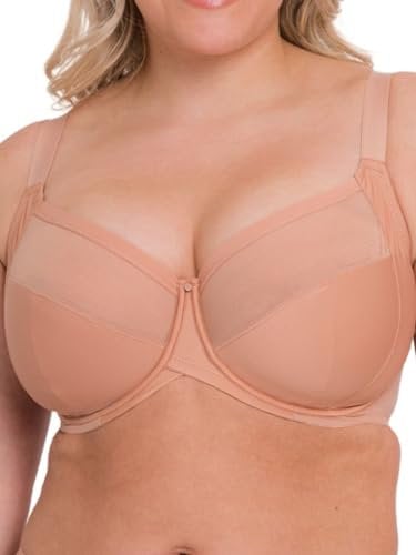 Curvy Kate Womens Wonderfully Full Cup Balconette Bra, Latte, 34J UK