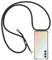 ZYIMOU für Samsung Galaxy A34 5G Hülle mit Band, Handyhülle Samsung Galaxy A34 5G Handyband Hülle mit Kette Schutzhülle Kordel zum Umhängen Transparent Weich TPU Silikon Bumper, Schwarz