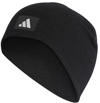 adidas Unisex Fleece Beanie, Black, XS