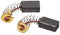 1Set Carbon Brushes Power Tool Accessories Graphite Brush Replace Angle Grinder for Red Power Devil