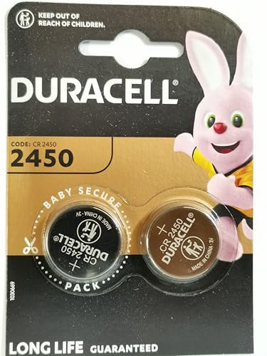 2X Duracell CR 2450 Lithium (1 Blister Da 2 Batterie) 2 Pile