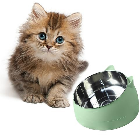 Beheizter Futternapf, Beheizter Wassernapf für Hunde, Beheizter Haustier-Wassernapf, Haustier-Heiznapf, 15° Geneigter Outdoor-Thermal-Wassernapf für Katzen und Hunde, Leichter zu Erreichendes(#4)