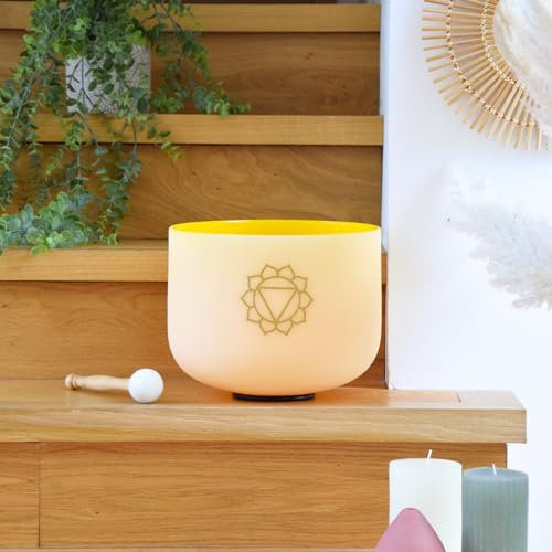 Bol chantant en Cristal Chakra Plexus solaire