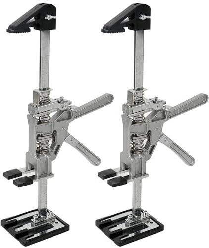 2 Stück Arm Handwerkzeugheber, Arbeitssparender Heber, Ganzstahl Hebevorrichtung mit Skala, Keramikfliesen Arm Handwerkzeugheber, Fliesenheber