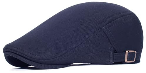SAKTHIVEL Schiebermütze Herren Baumwolle Schirmmütze Barett Flatcap, Baskenmütze Gatsby Newsboy Cap