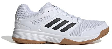 adidas Speedcourt Women Indoor Shoes, Zapatos Mujer, FTWR White/Core black/GUM10, 41 1/3 EU
