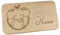 Personalisiertes Frühstücksbrettchen aus Holz mit Motiv und Name graviert Motiv Elefant Brettchen 22cm