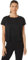 ASICS Movekoyo Damen-Top, Jacquard, kurzärmelig, Performance Black, L