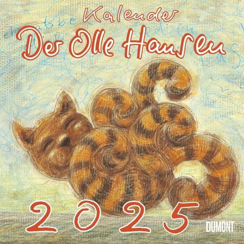 Der olle Hansen - Kalender 2025 - DUMONT-Verlag - Broschurkalender mit humorvollen Illustrationen und Platz für Eintragungen - 30 cm x 30 cm (offen 30 cm x 60 cm)