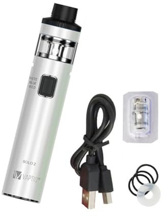 VAPTIO SOLO2 Starter-Kit mit 50W Box Mod 4,0ml All-in-One-Kit für elektronische Zigarette Verdampfer Keine Flüssigkeit Kein Nikotin
