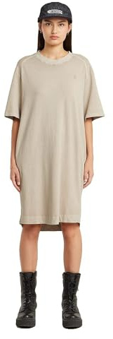 G-Star Damen Overdyed Saddle Sl Loose T Dress Wmn Casual Dress (1er Pack)