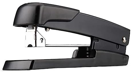 Bürohefter Sparen Sie Aufwand, Metall-Schreibtischhefter, Tragbarer Hefter, Büro, Klassenzimmer, Desktop-Hefter, 50 Blatt Kapazität, Bindezubehör, Tragbar Kleiner Hefter(Black)