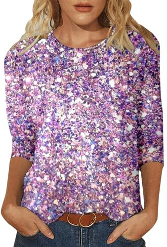 Taglie Forti Donna Top Argento Maglia Yoga Donna T Shirt Donna Elegante Top Fucsia Donna Elegante Maglietta Donna Maniche Lunghe Top a Fascia Top Donna Estivi Senza Spalline Top Canotte Donna