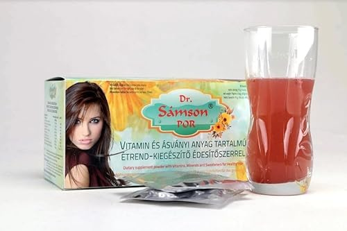 Dr. Samson POR – für kräftiges & dichtes Haar, Nahrungsergänzungsmittel für gesundes Haar, verbessertes Haarwachstum, Pulver – in warmem Wasser einrühren – bessere Löslichkeit & Geschmack
