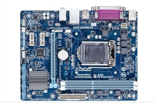 Placa Base para Juegos Fit For GIGABYTE GA-H61M-DS2 Placa Base de Escritorio H61 Socket LGA 1155 I3 I5 I7 DDR3 16G UATX UEFI BIOS H61M-DS2
