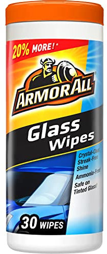 Armor All Lot de 30 lingettes nettoyantes pour vitres de voiture