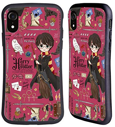 Head Case Designs Offiziell Offizielle Harry Potter Harry Muster Deathly Hallows XXXVII Hybride Handyhülle Hülle Huelle kompatibel mit Apple iPhone XR