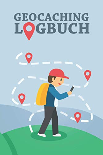 Geocaching Logbuch: Mini Notizbuch und Logbuch für Geocacher - Geocaching Zubehör und Ausrüstung Nano - Buch für 100 Eintragungen - Seiten Ausschneidbar - Geocach Log
