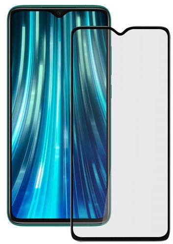 HQ-CLOUD lot de 2 Verres Trempés Pour XIAOMI REDMI NOTE 8 PRO .Film de Protection d'écran Couverture Complète Noir - Anti Rayures - Ultra Résistant Dureté 9H